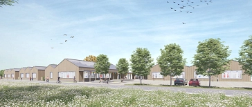 Visualisierung Grundschule und KiTa Heilshorn