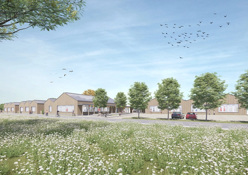 Visualisierung Grundschule und KiTa Heilshorn Visualisierung Grundschule und KiTa Heilshorn © ARCHITEKTEN_FSB